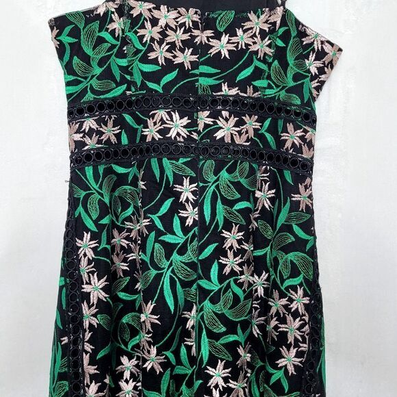 Sam Edelman Floral Embroidered Lace Dress Size 10 - Picture 11 of 14